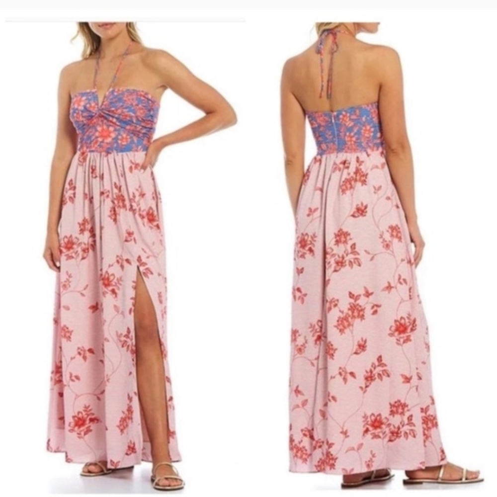Badgley Mischka Delaney Flowy Maxi Dress - Picture 3 of 15